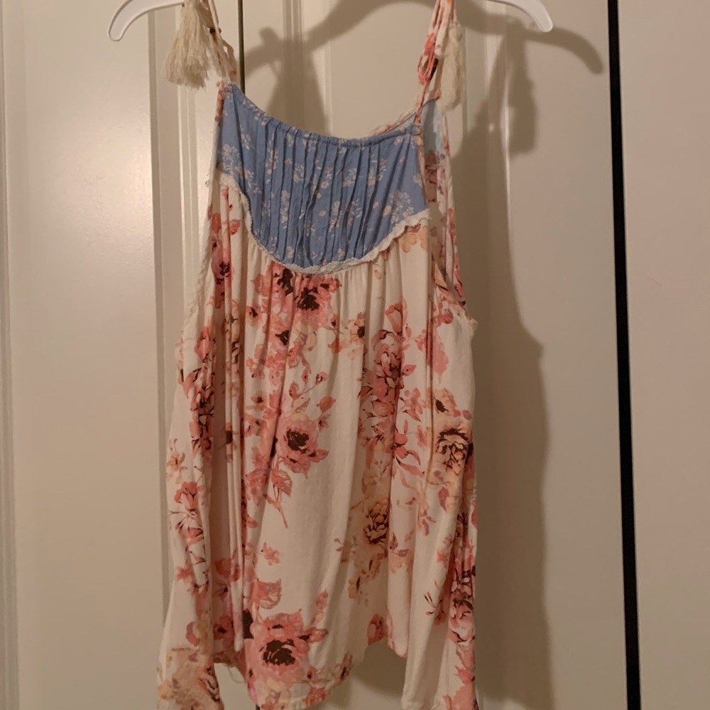 Cute floral summer top